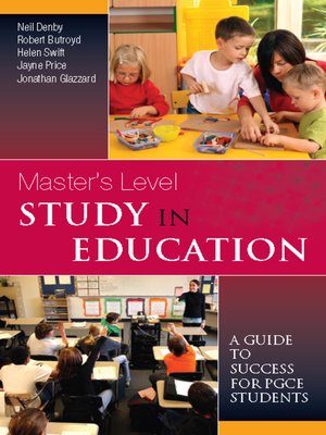 cover image of Master's Level Study in Education